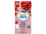 ФрутоНяня Морс из клюквы и малины, 200 мл (5 мес. +)