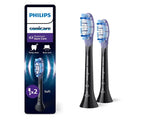 Philips Sonicare Premium Gum Сменные насадки для электрической зубной щетки, черные, 2 шт. HX9052/88