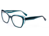 Rama optica Anna Ricci F1055LT-54 C2, 2024, wine red, din Acetat, p/u femei