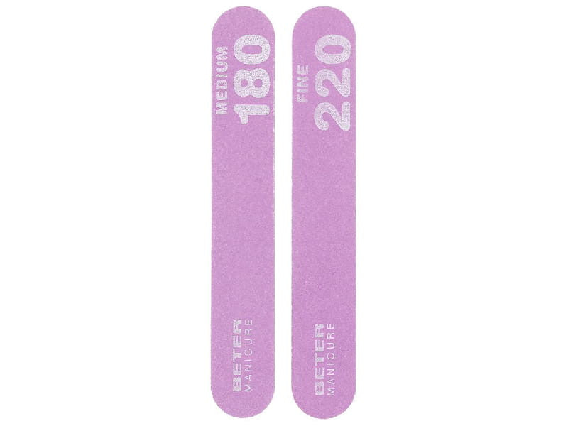 Beter Set 4 pile de unghii din fibra de sticla cu granulatie 180/220