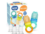 WeeBaby Set de doua nibblere pentru hranire complementara + rezerve