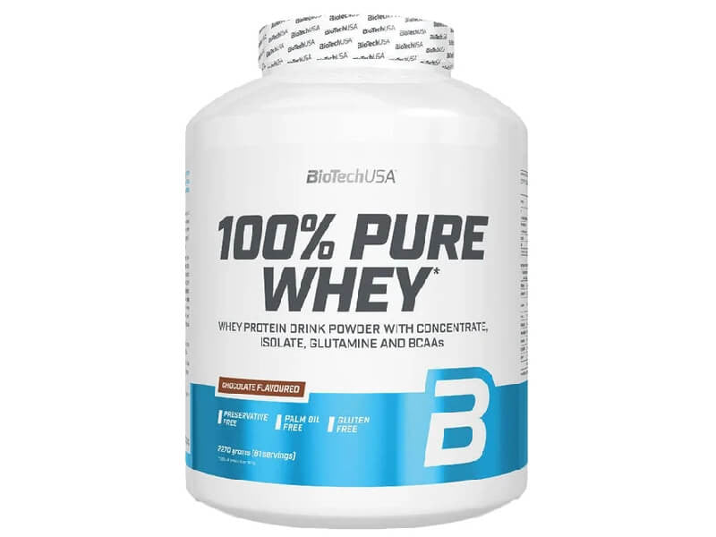 Biotech Pudra proteica 100% Pure Whey 2270g ciocolata
