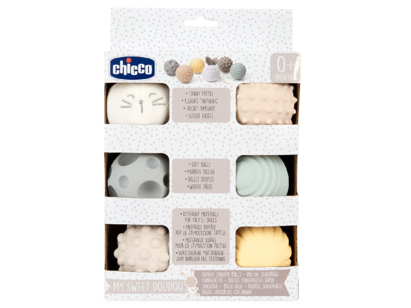 Chicco Jucarie Bile Senzoriale 6buc 0M+ 125410