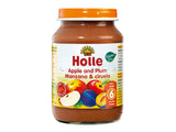Пюре Holle яблочно-сливовое (с 6 месяцев) 190г