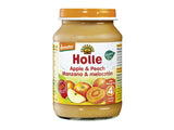 Пюре Holle яблочно-персиковое (с 4 месяцев) 190г
