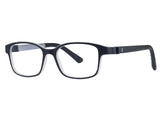 Rama optica INDii KIDS IN40-C1 FLAG MATTE BLACK GREY GLOW