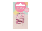 Детские заколки Parsa Kids в разноцветный горошек