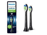 Philips Sonicare W2 Optimal White Rezerve Periuta de dinti electrica 2 buc negru HX6062/88