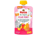 Пюре Holle Bio Organic Pear Pony из груш, персиков, малины и полбы (8 месяцев+) 100г
