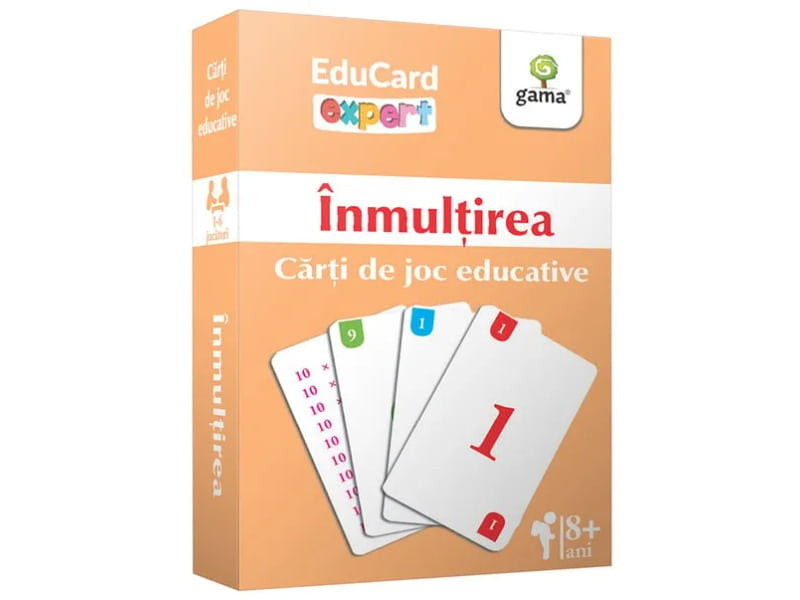 Carti de joc educative. Inmultirea. EduCard Expert