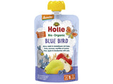 Holle Bio Organic piure Blue Bird de mere, pere, afine si ovaz (6 luni+) 100g