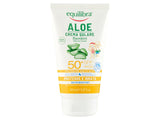 Equilibra Aloe Солнцезащитный крем для детей SPF50+ 150мл + Освежающий гель для душа после пребывания на солнце 100мл в подарок