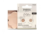 Parsa Beauty Adeziv din satin pentru mameloane Nude 14buc