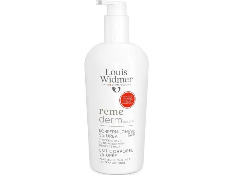 Louis Widmer Remederm Молочко для тела с 5% мочевины, без отдушки, 400 мл