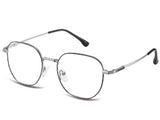 Rama optica Montana 864D, 2024, shiny silver/black, din Metal, femei + husa
