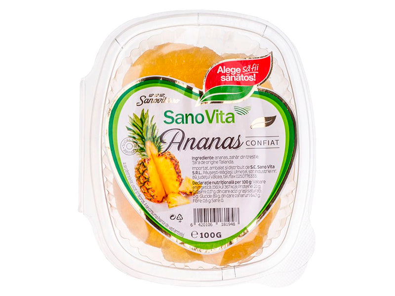 Sano Vita Ananas confiat 100g