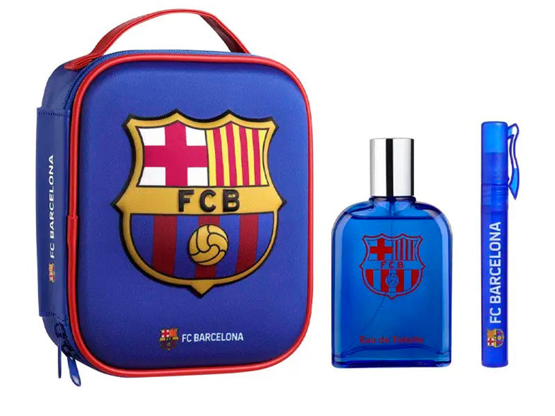 Air-Val FC Barcelona Set Zip Trusa + Apa de toaleta 100ml + Parfum Pen 10ml P008616