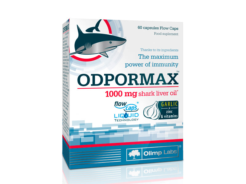 Odpormax (ulei ficat rechin Vit.A+D+E+Zn) caps.