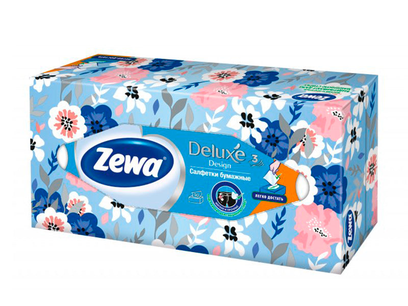 Zewa Deluxe servetele in cutie 3 str. N90