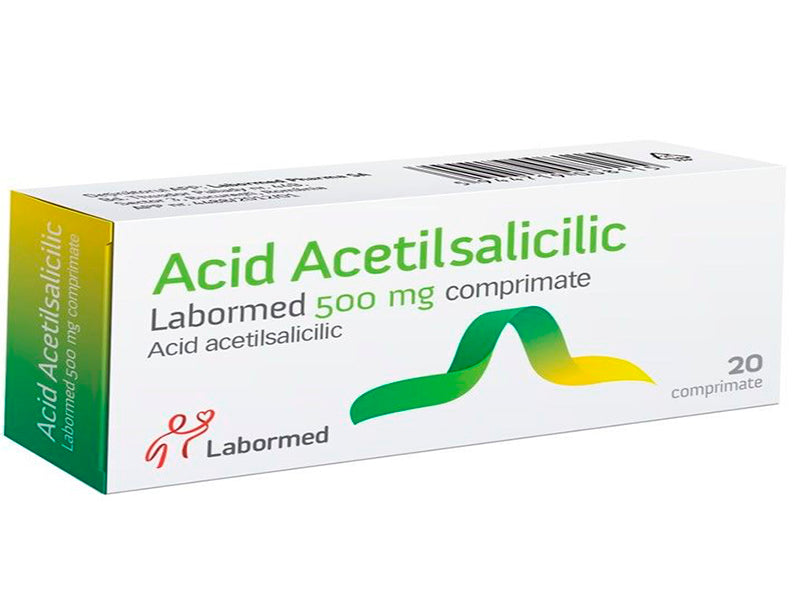 Acid acetilsalicilic LPH 500mg comp. (5066386440332)