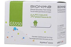 Bionime Teste pu Glucometru GS550 masurarea glucozei N50 (5278684709004)