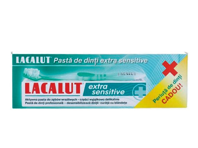 Lacalut Pasta de dinti+periuta cadou