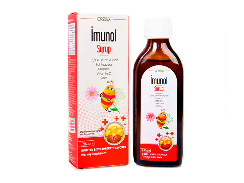 Imunol sirop Multi (Echinacee, propolis, vitC, betagluten, Zn)