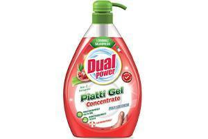 Dual Power Gel p/u spalat vase cu dozator Aloe and Pomegranate 1L (5279977144460)