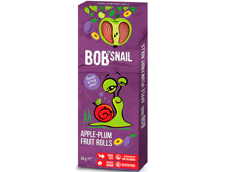 Bomboane mere-prune Bob Snail 30gr
