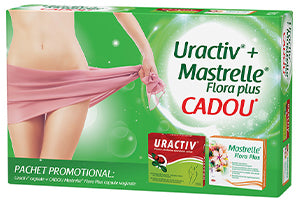 Mastrelle Flora plus caps.vag+Servetele intime cadou