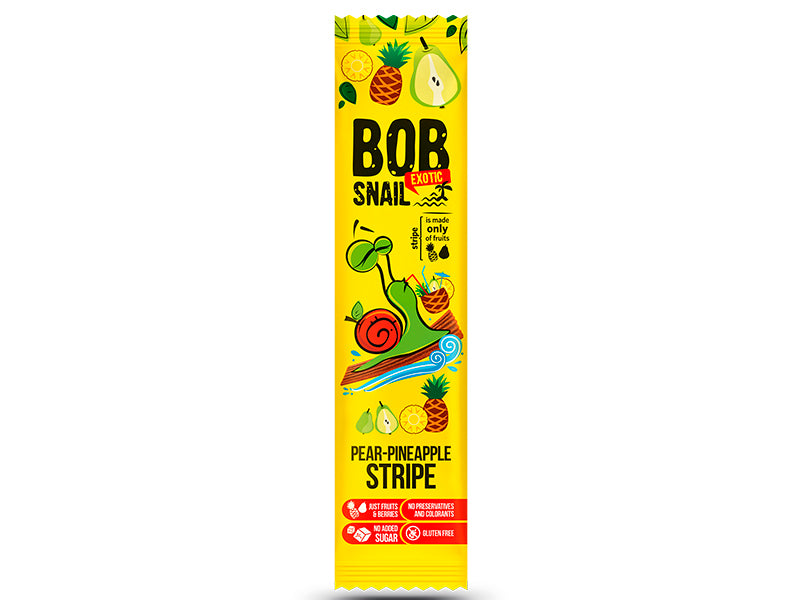 Bomboane pere-ananas Bob Snail 14gr