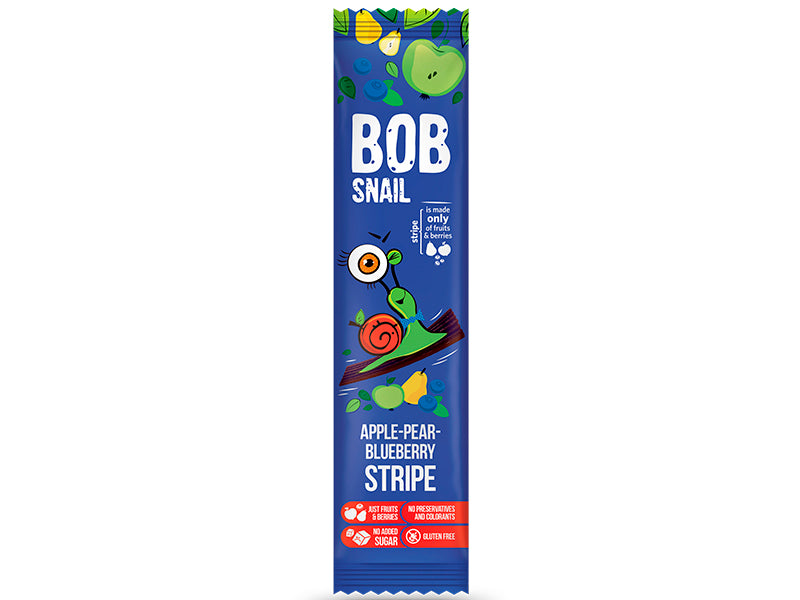 Bomboane mere-pere-afine Bob Snail 14gr
