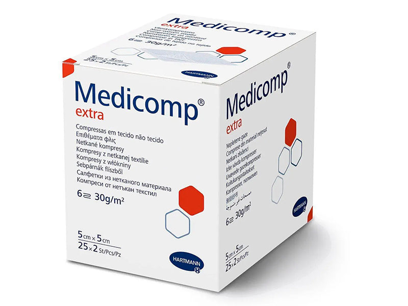 Hartmann Medicomp Extra Comprese sterile din material netesut 5x5 / 4217314