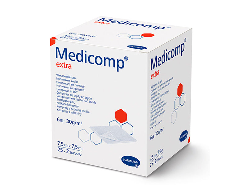 Hartmann Medicomp Extra Comprese sterile din material netesut 7,5x7,5 / 4110760