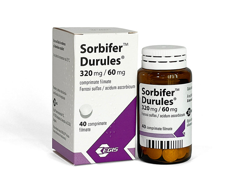 Sorbifer Durules 320mg+60mg comp.film.