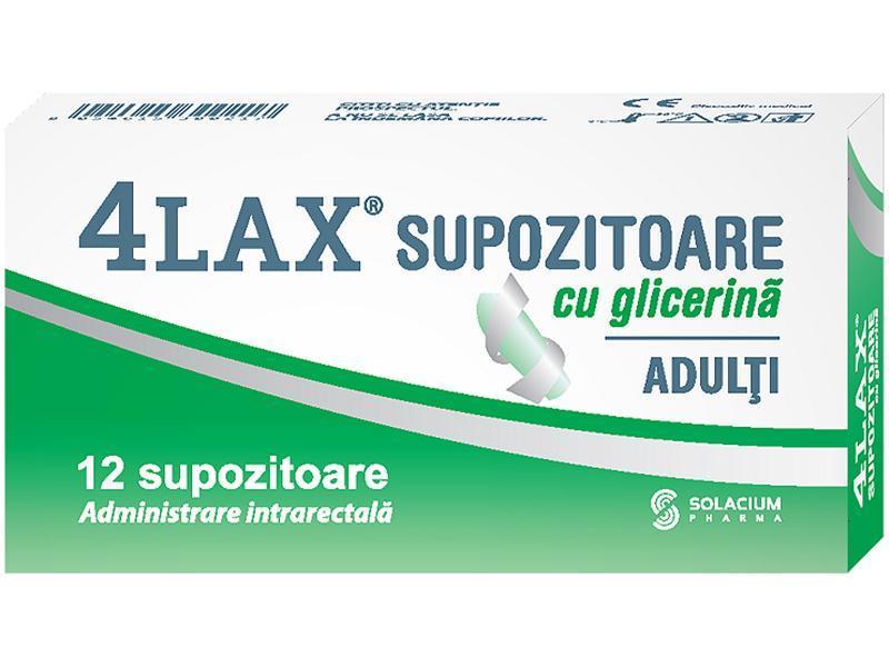 4Lax sup.rect. cu glicerina adulti