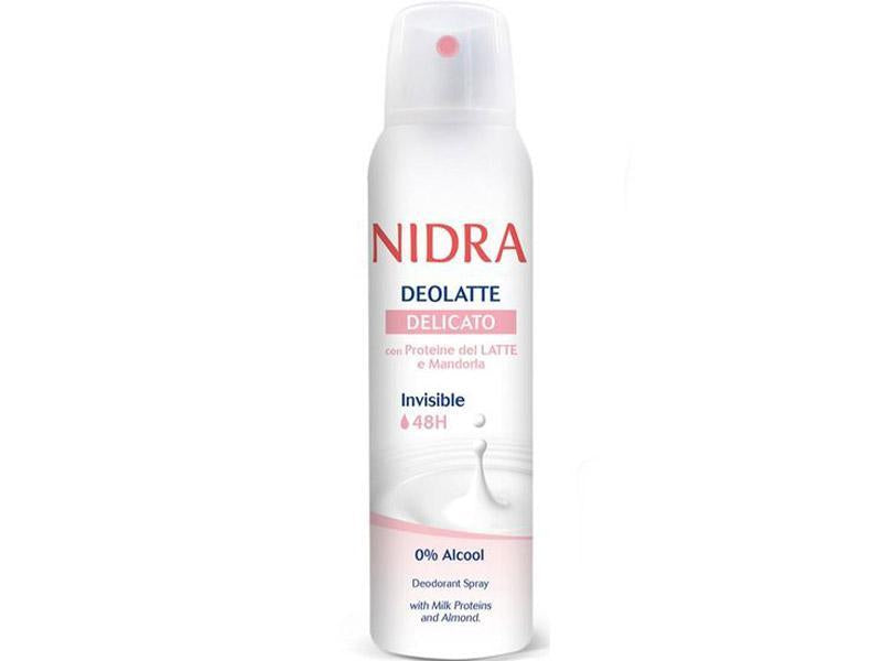 Nidra Deodorant Spray p/u femei Delicate Milk Proteins & Almond 150ml