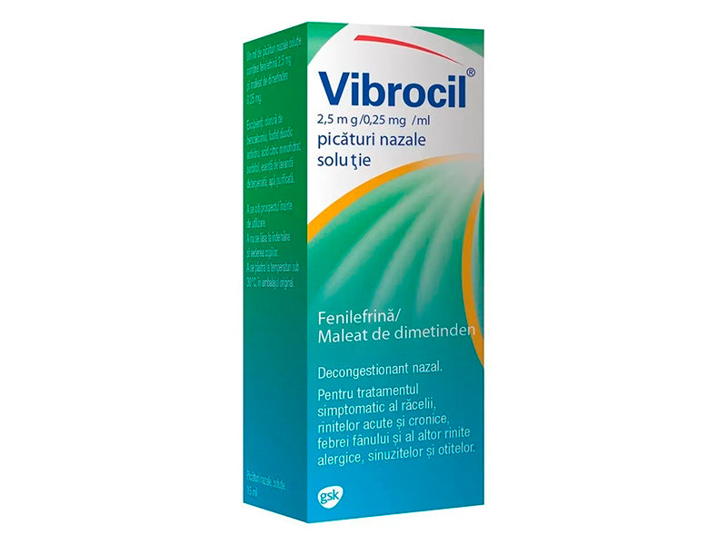 Vibrocil® spray naz.,sol.2,5 mg/0,25 mg/ml 15ml