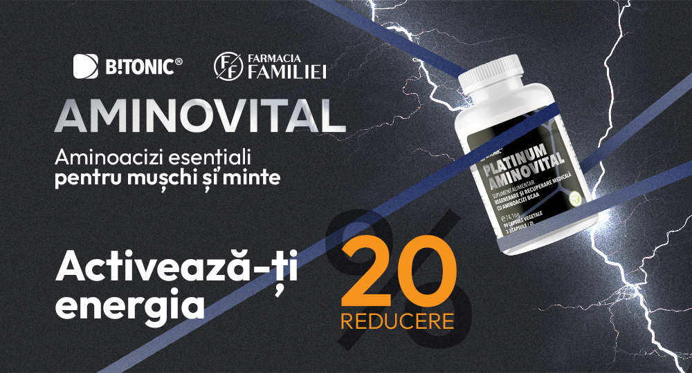 Energie după epuizare: cum Platinum Aminovital te ajută să te refaci mai rapid și să revii în ritm