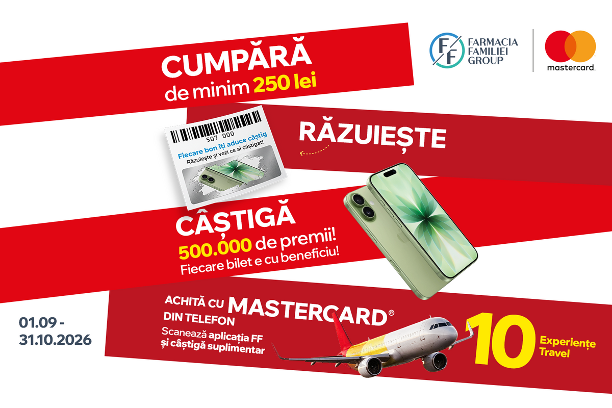 Câștigă unul dintre cele peste 500 mii de premii!