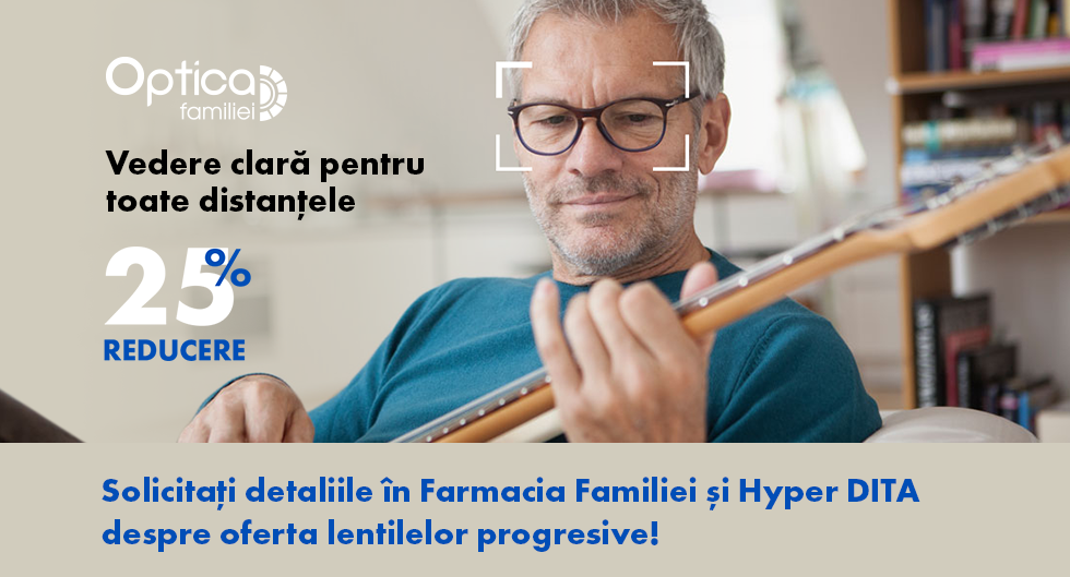 Lentile progresive – îmbină trei perechi de ochelari în una