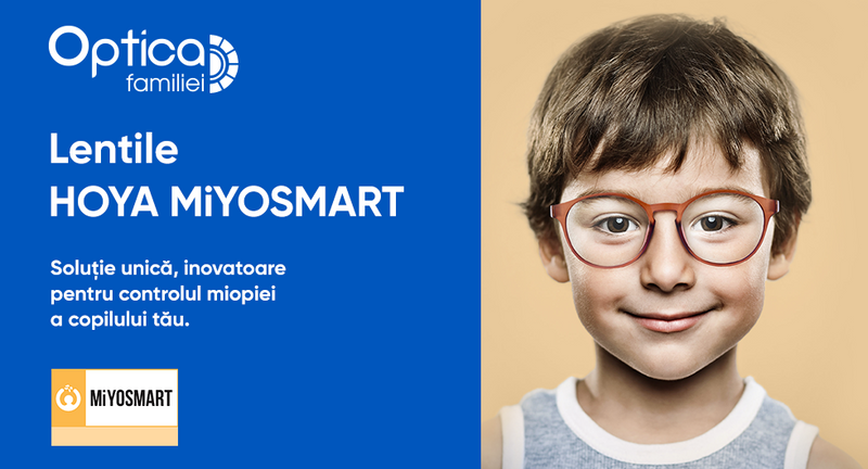 Lentile MiYOSMART – modul inteligent de a trata miopia la copii