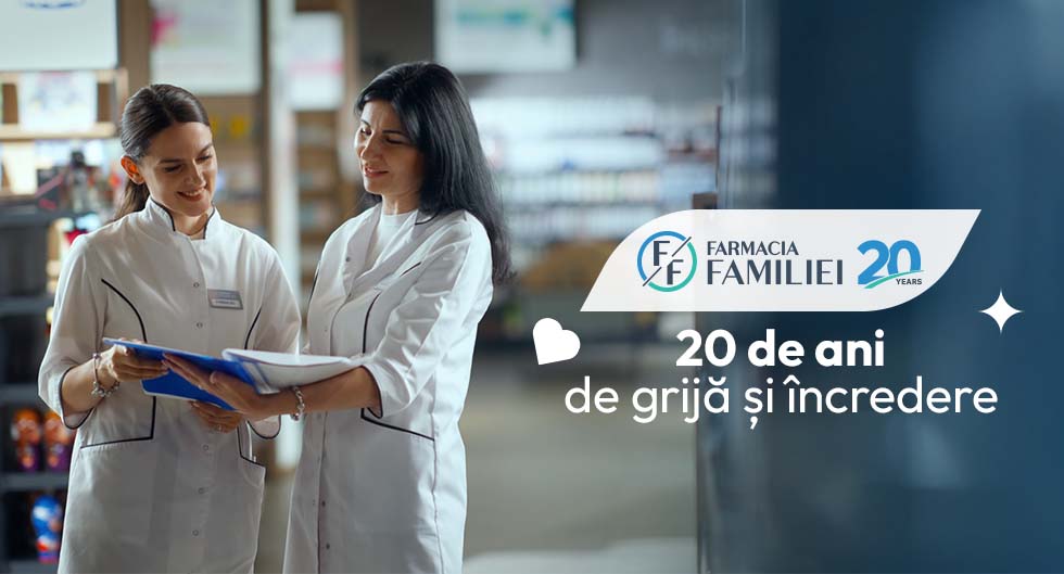 Farmacia Familiei – 20 de ani de grijă și încredere