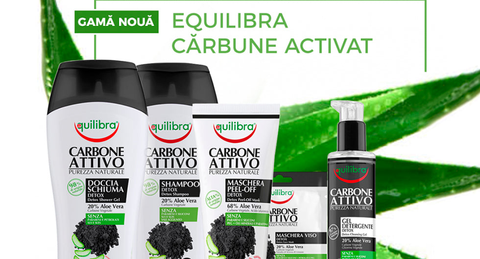 Descoperă noua gamă de produse Equilibra cu Cărbune Activat!