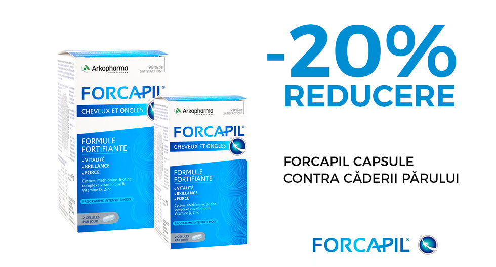 FORCAPIL® ÎŢI REDĂ ADEVĂRATA FORŢĂ  ŞI FRUMUSEŢE A PĂRULUI!