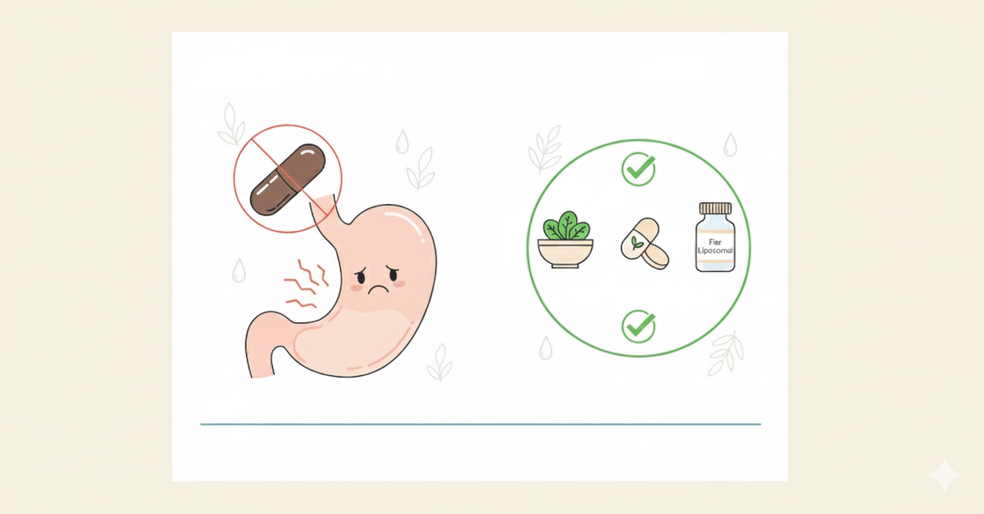 Fierul: de ce unele persoane nu tolerează suplimentele clasice și ce alternative există