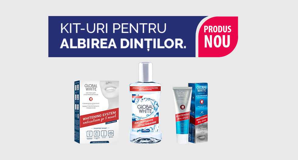 KIT-URI PENTRU ALBIREA DINTILOR. GLOBAL WHITE