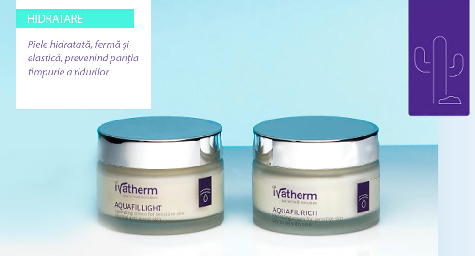 Piele hidratată cu Ivatherm