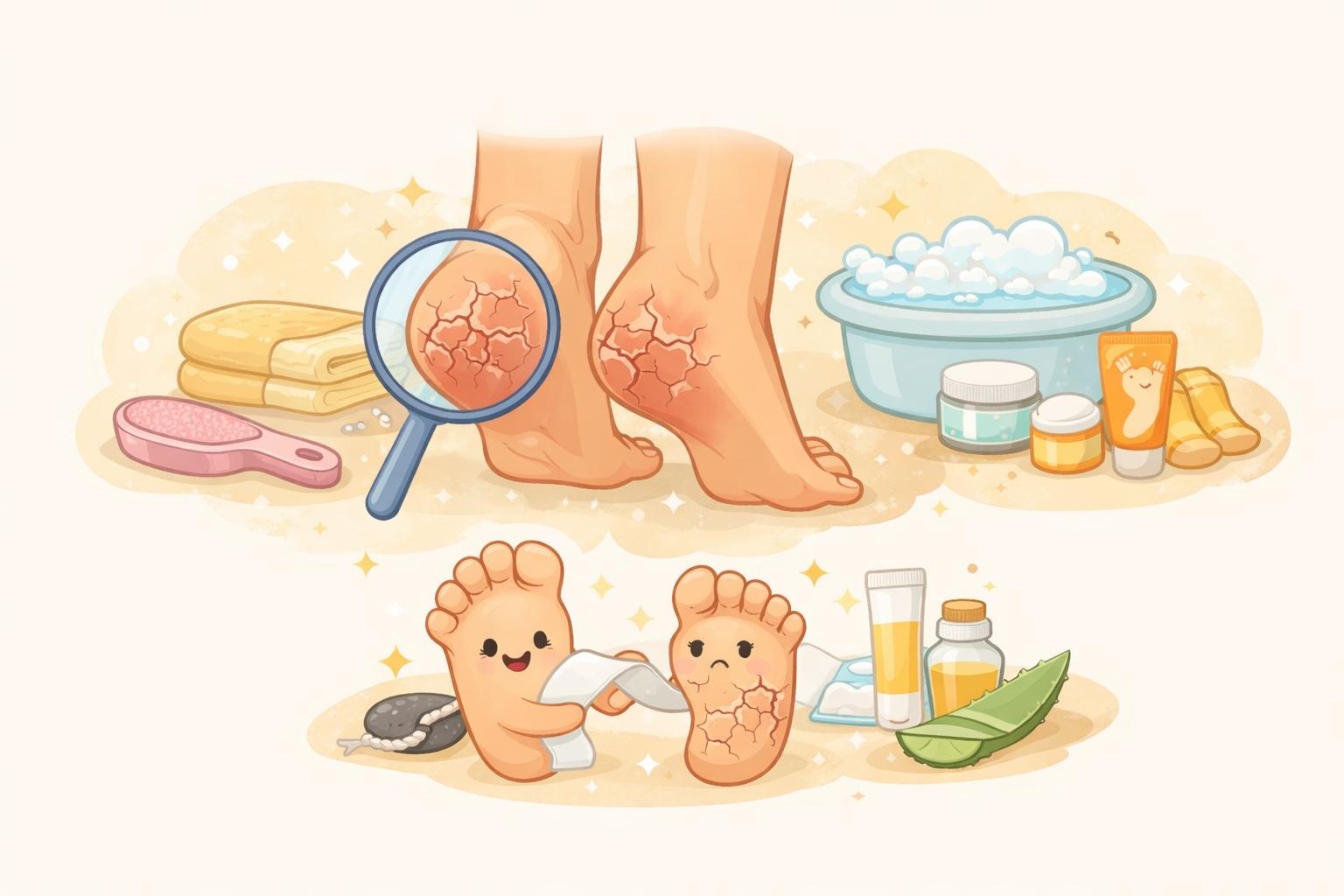 Cum combatem pielea îngroșată, aspră și crăpată a călcâielor