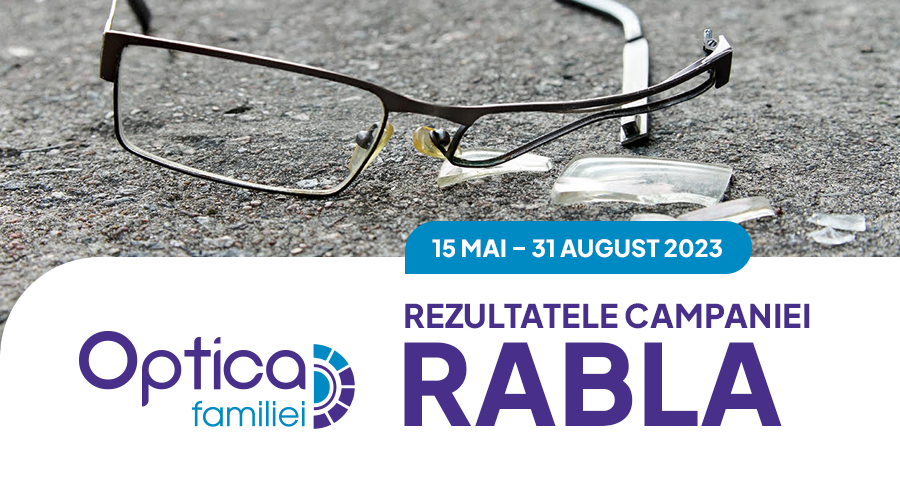 REZULTATE „Rabla la ochelari de vedere”